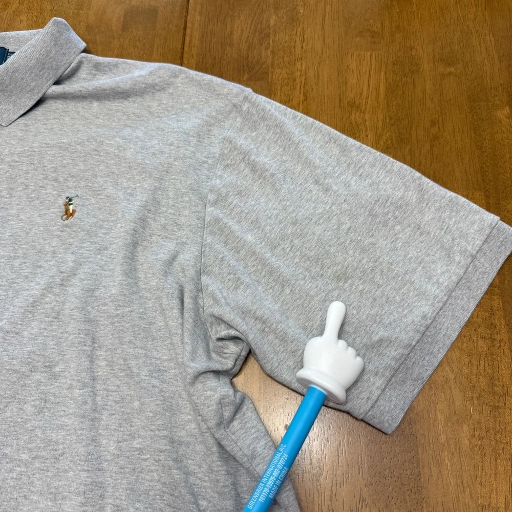 Polo Ralph Lauren polo men's 2XLT tall flesh pony pima soft touch preppy golf